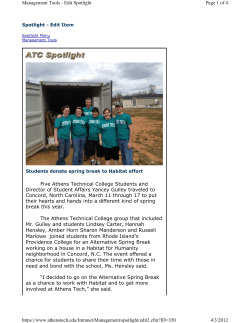 Students donate spring break to Habitat effort