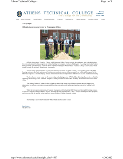 Officials plan new career center in Washington-Wilkes