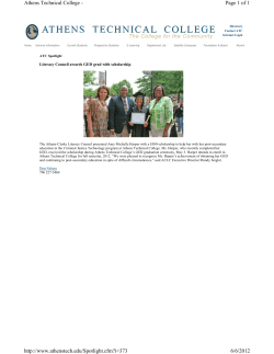 Literacy Council awards GED grad with scholarship