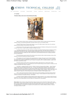 Technical college system enters international partnership