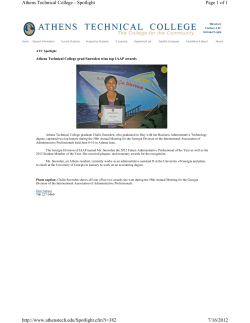 Athens Technical College grad Snowden wins top IAAP awards