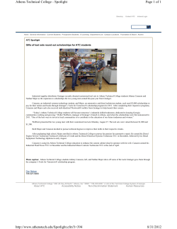 Gifts of tool sets round out scholarships for ATC students