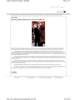 Glenn Henry addresses EMS conference; elected to state EMS board
