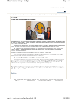 Grainger gives $5,000 to Athens Tech Foundation