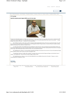 Adult Ed student posts highest GED score for the state