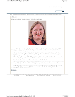 College names Lesley Bowick director of Walton County Campus