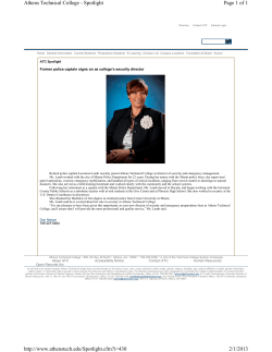 Former police captain signs on as college&acirc;&euro;&trade;s security director