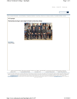 Partnership moving to next stage for Saudi community college