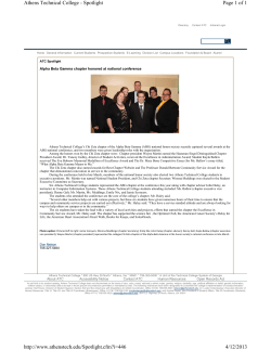 Alpha Beta Gamma chapter honored at national conference