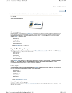 Health information Sessions