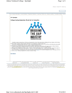 College hosting September 26 job fair for Caterpillar