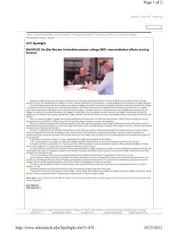 SACSCOC On-Site Review Committee praises college QEP; reaccreditation efforts moving
