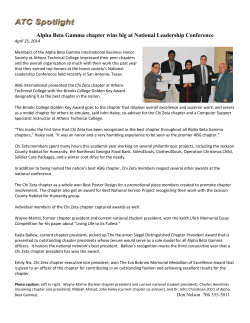 Alpha Beta Gamma chapter wins big at National Leadership Conference