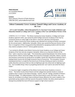 ACCA Named College & Career Academy of the Year