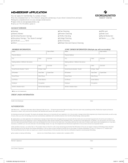 Georgia United Credit Union Enrollment