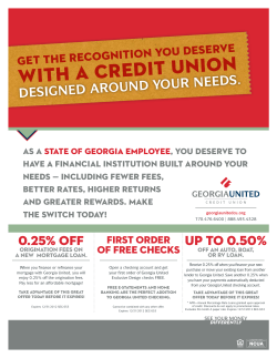 Georgia United Credit Union Enrollment Information