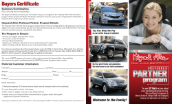Heywood Allen Preferred Partner Flyer