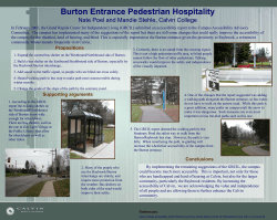 Burton Entrance Pedestrian Hospitality