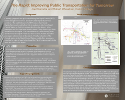 The Rapid: Improving Public Transportation for Tomorrow