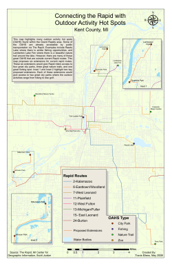 Connecting the RAPID with outdoor activity hot spots