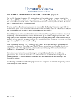 Meeting Minutes, July 20, 2011