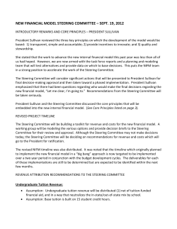 Meeting Minutes, September 19, 2012