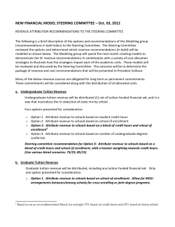 Meeting Minutes, October 3, 2012