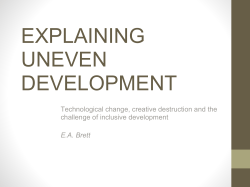 Presentation_Brett_Explaining Uneven Development [PDF 136.56KB]