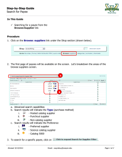 How to Search for a Payee