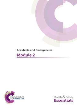 Module 2: Typical Responses, Accidents & Emergencies