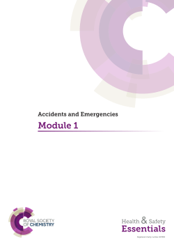 Module 1: Accidents & Emergencies