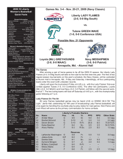 Complete Tournament Notes (PDF format)