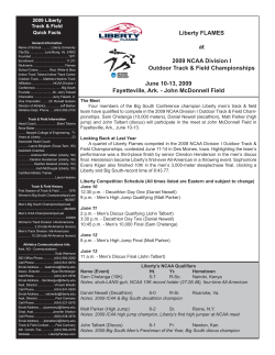 Complete NCAA Meet Notes (PDF format)