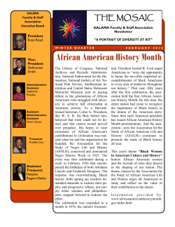 AFSA Newsletter Feb. 2012
