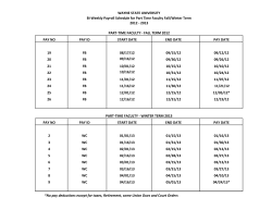 2013 (Fall 2012 and Winter 2013)