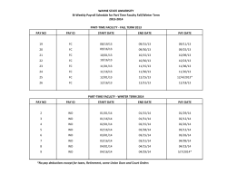 2014 (Fall 2013 and Winter 2014)