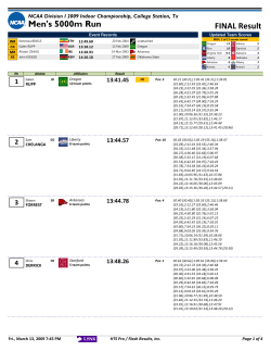 09 NCAA Indoor M5K final