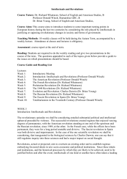 Intellectuals and Revolutions Reading List 1995-1998 [PDF 245.76KB]
