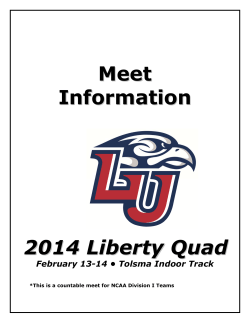Liberty Quad Meet Information