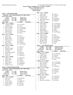 Heat Sheets