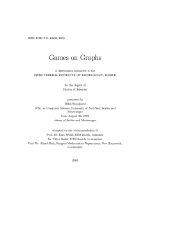 Positional Games on Graphs