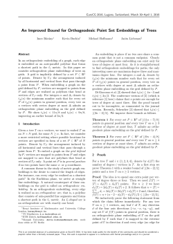 An Improved Bound for Orthogeodesic Point Set Embeddings of Trees