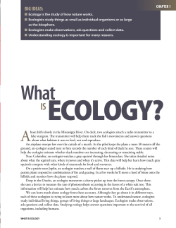 Grades 9-12 Student Book Chapter One