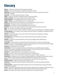 Grades 6-8 Student Book Glossary and Bibliography
