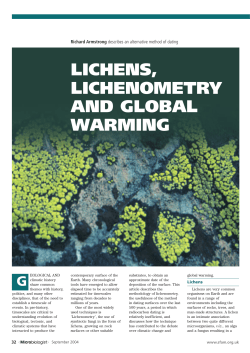 Lichenometry