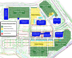 Click here to view the Fontaine Research Park parking map.