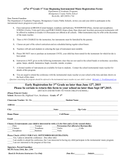 Student Registration Forms
