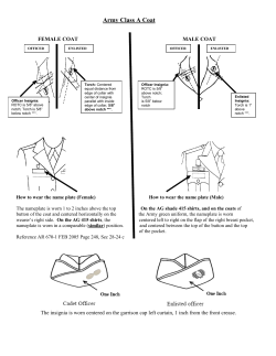How to wear the Uniform