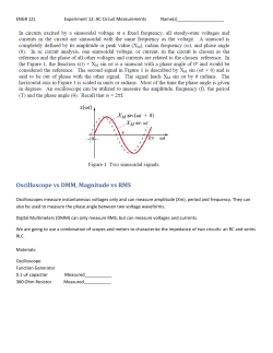 12. Electrical Measurements of AC Circuit