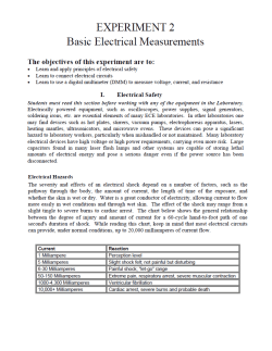 2. Basic Electrical Measurements